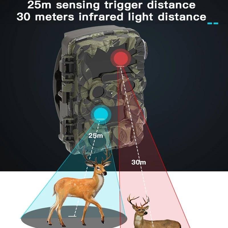 Outdoor Camouflage Dual Lens Infrared Camera with 4k Resolution and Night Vision 12