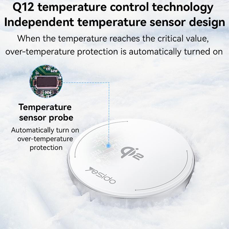 15W Magnetic Fast Wireless Charger White 8