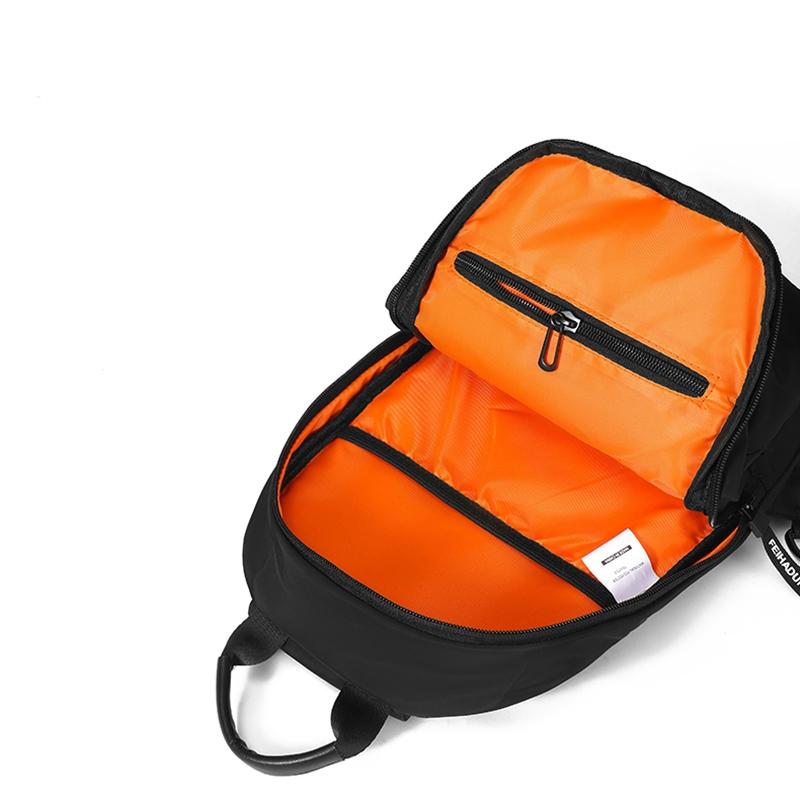 Adjustable Oxford Chest Bag For Men With Glasses Hang Belt Black 4