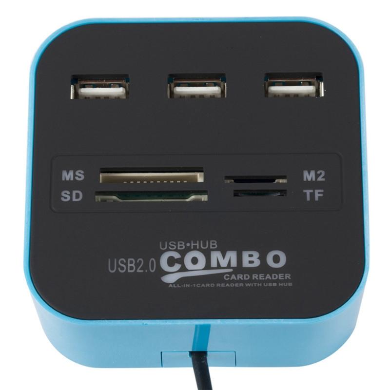 7-Port Usb 2.0 Hub With Built-In Card Reader 6