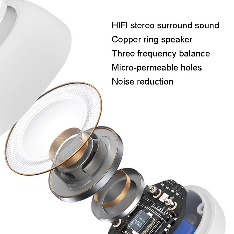 Lightweight Waterproof Bluetooth Earphone with Clip - Single-ear - Black 4