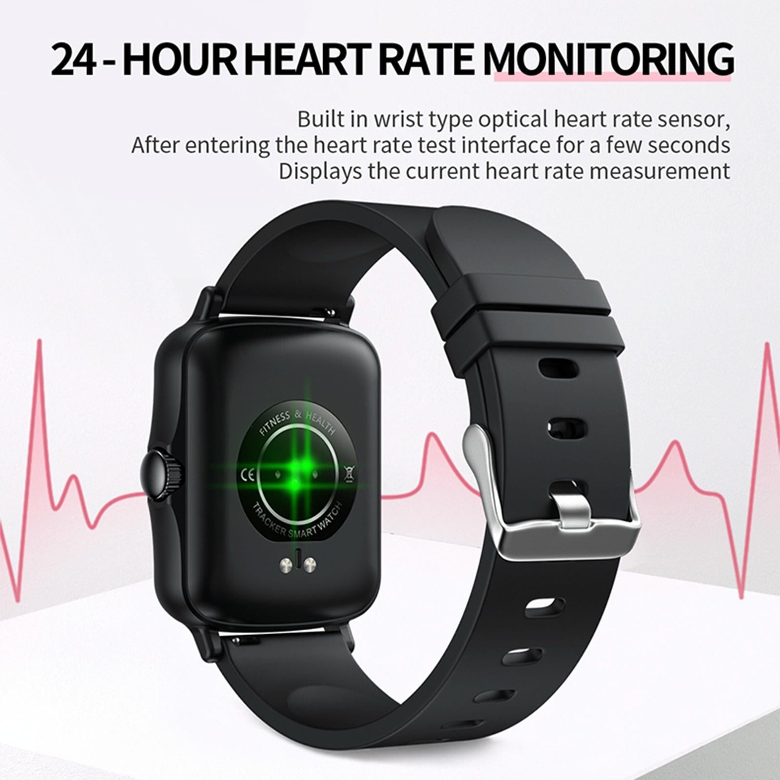 1.44 Inch Ip67 Waterproof Smart Watch With Hd Touch Screen - Pink 4