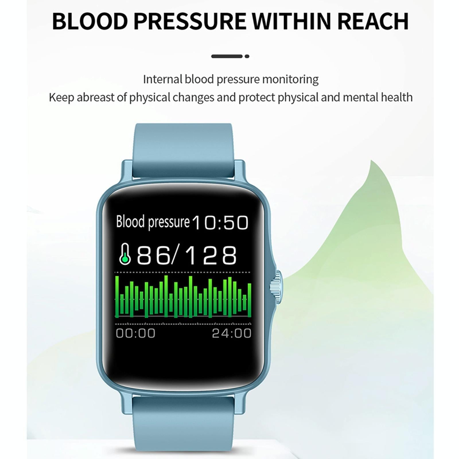 1.44 Inch Ip67 Waterproof Smart Watch With Hd Touch Screen - Pink 5