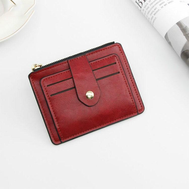 Multi Function Card Holder For Bank Certificates & Advertising Gifts - Red