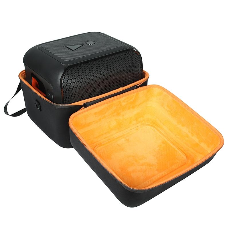 Shockproof Portable Carrying Case - Compact Design - Black + Orange 6