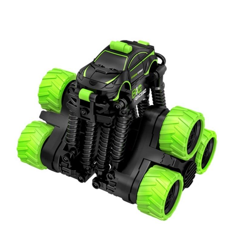 Telescopic Deformation Rc Stunt Car - Off-road Tumbling Climber - Black Orange