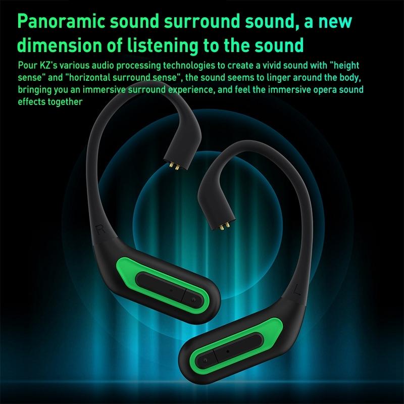 Wireless Bluetooth Headset with Interface Adaptation - Black 6