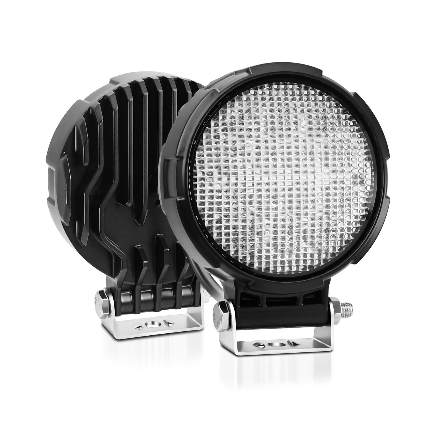4 Inch Flood - Surface Mixed Luminous Anti - Glare Lens Round Light D0084 4