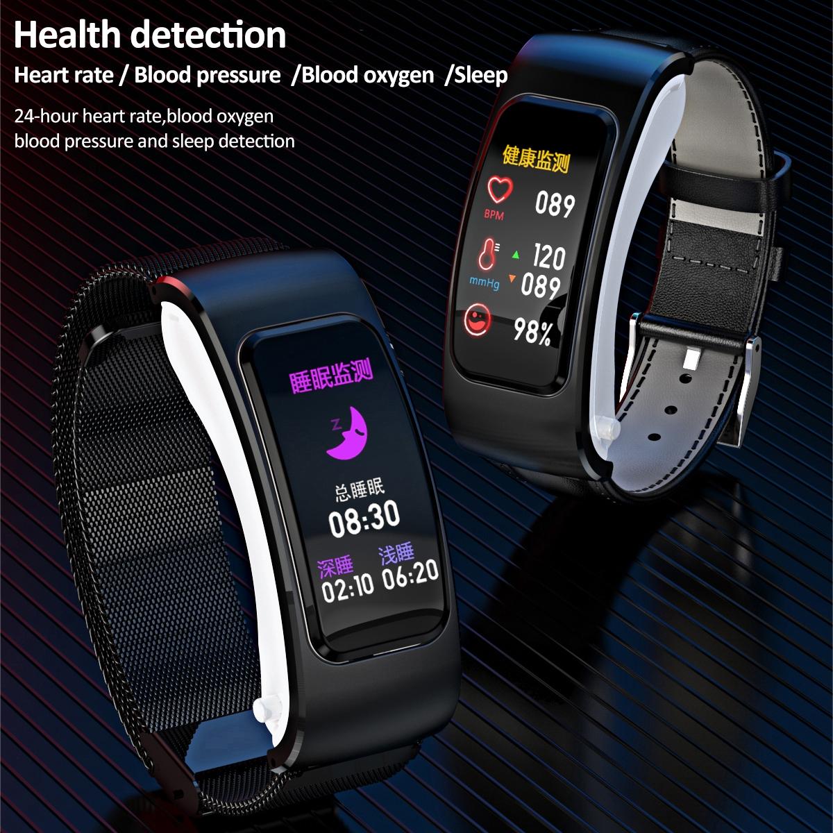 1.08 Inch Waterproof Smart Watch With Bluetooth Call - Black 6