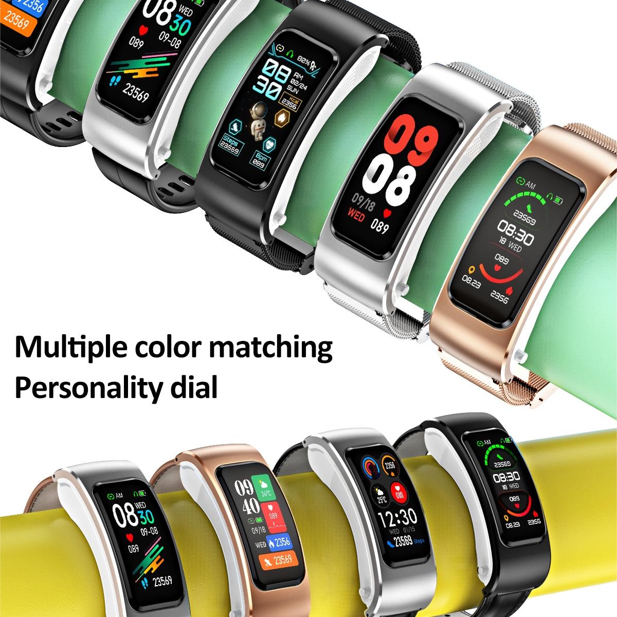 1.08 Inch Waterproof Smart Watch With Bluetooth Call - Black 8