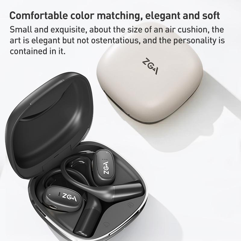 Wireless Bluetooth Earphone - Ear-mounted - Black 9