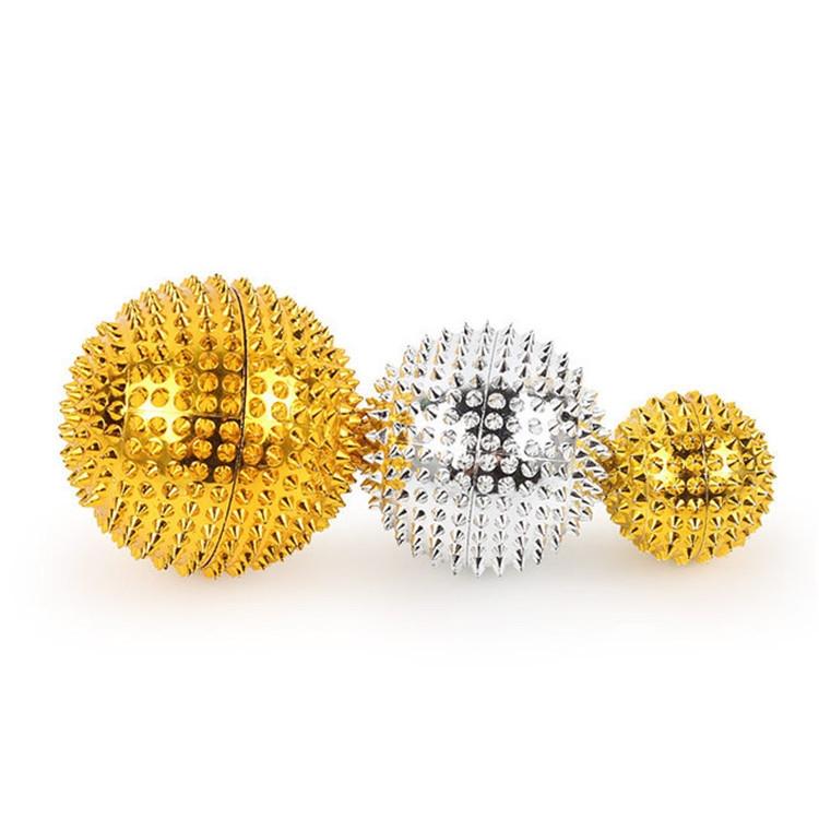 1 Pair Magnetic Massage Balls Relax Muscles & Relieve Pressure 3.2Cm - Gold 4