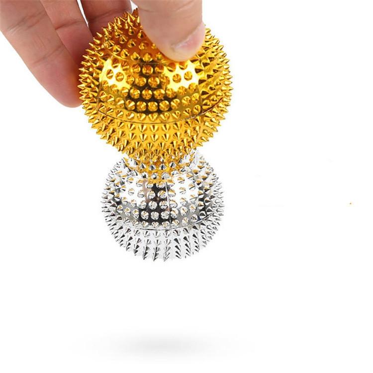 1 Pair Magnetic Massage Balls Relax Muscles & Relieve Pressure 3.2Cm - Gold 13