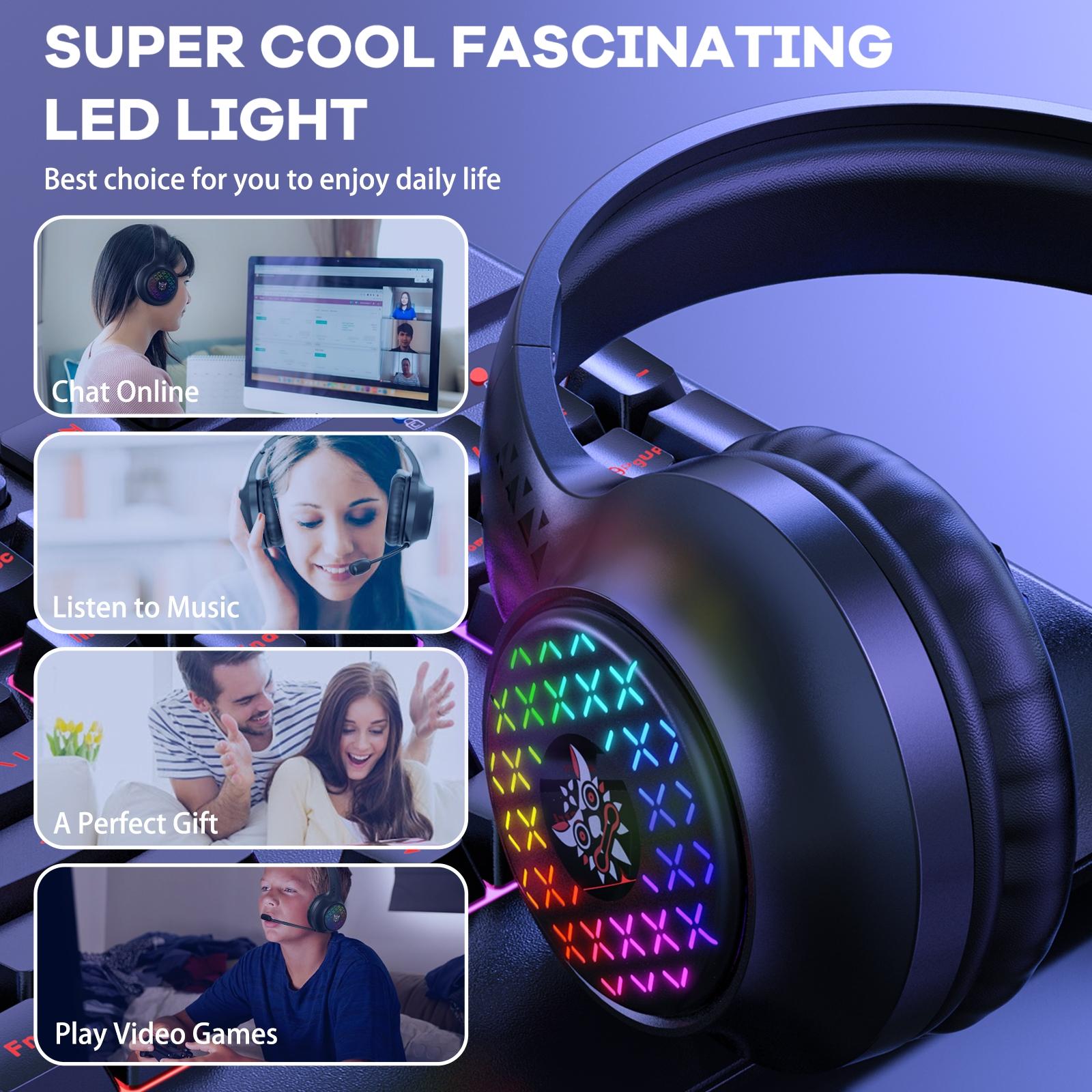 Rgb Gaming Headset With Usb + 3.5Mm 4