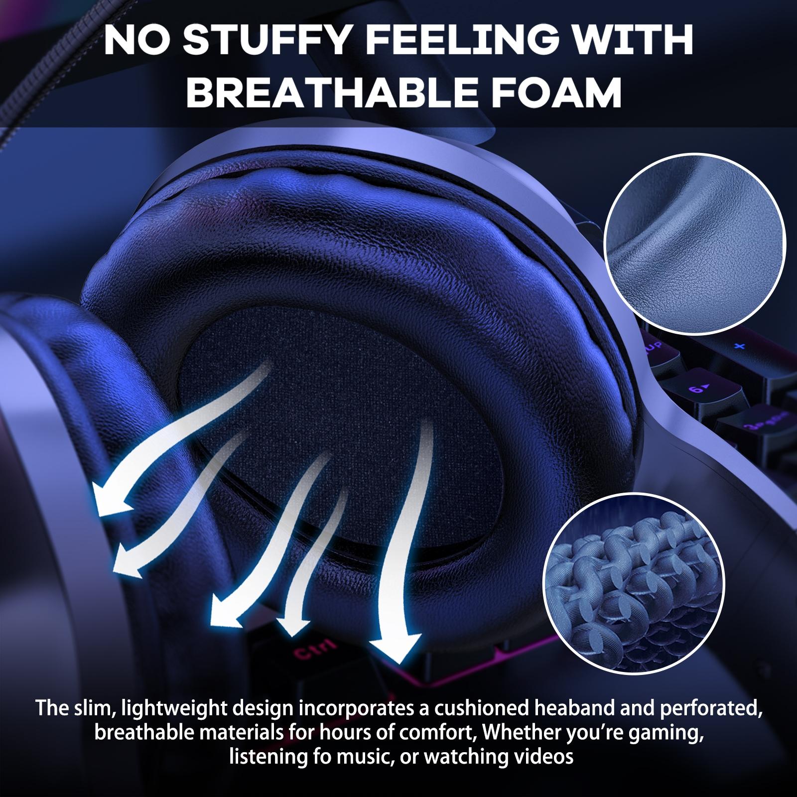 Rgb Gaming Headset With Usb + 3.5Mm 5