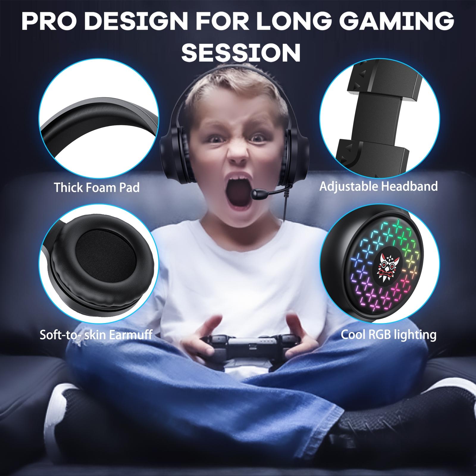 Rgb Gaming Headset With Usb + 3.5Mm 6