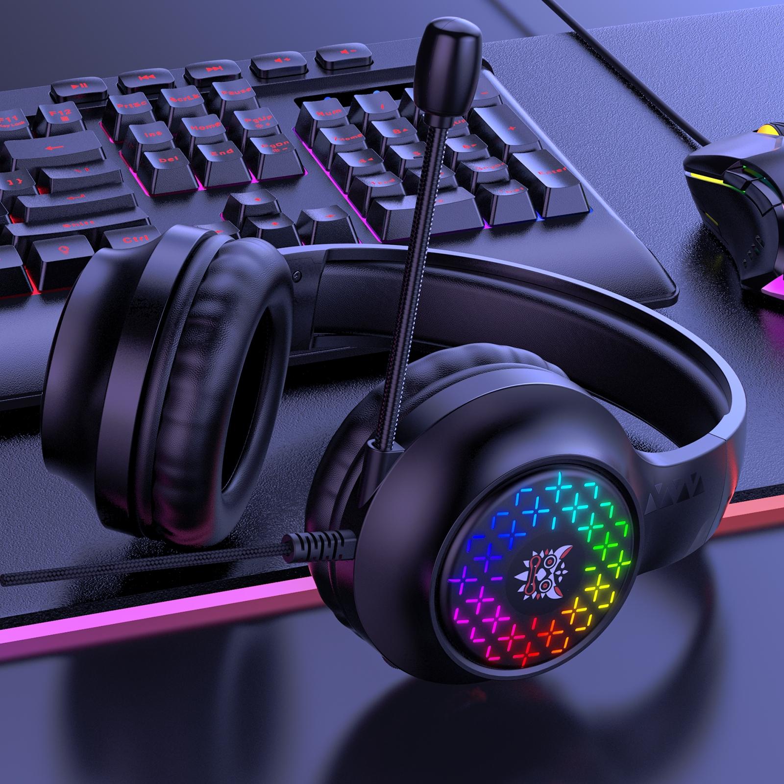 Rgb Gaming Headset With Usb + 3.5Mm 8