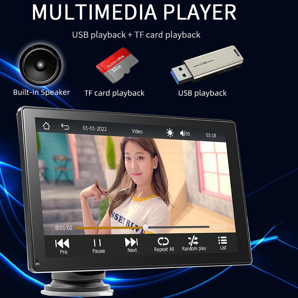 9 Inch Car Mp5 Player With Carplay / Android Auto - Black 8