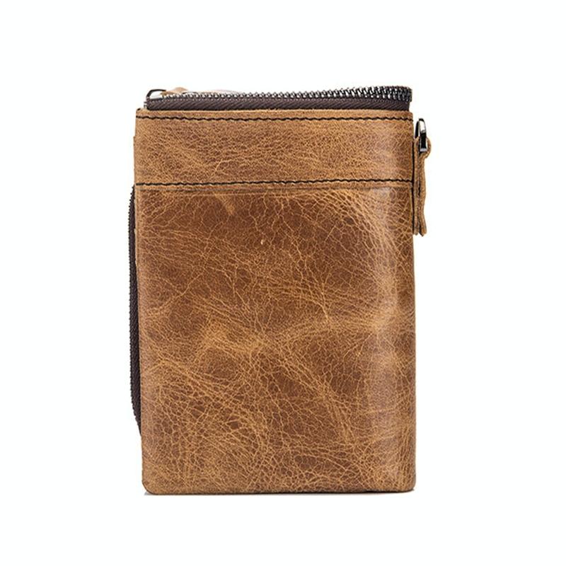 Detachable Rfid Leather Wallet - Anti-theft