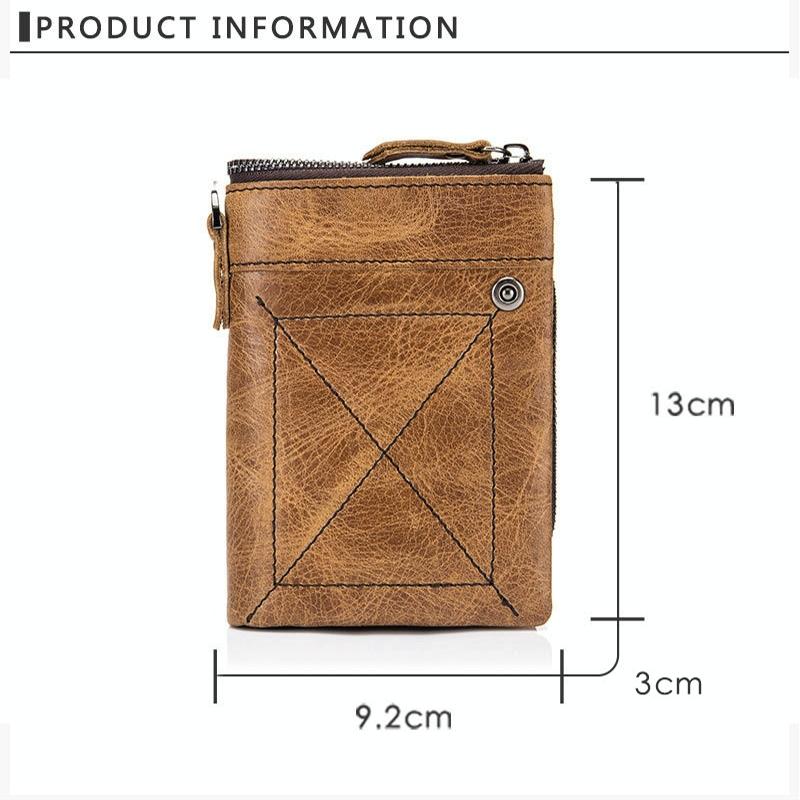 Detachable Rfid Leather Wallet - Anti-theft 3
