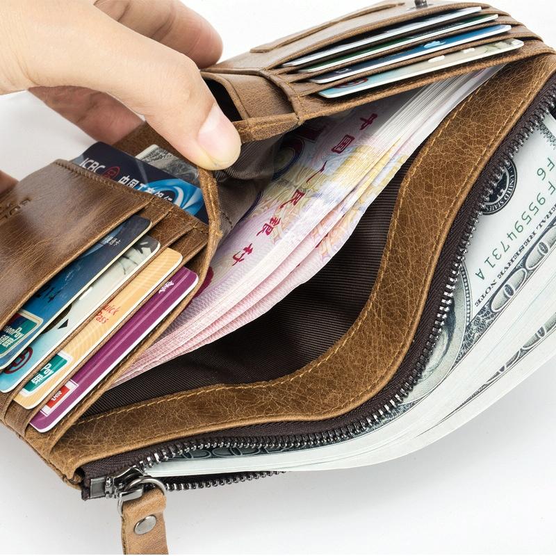 Detachable Rfid Leather Wallet - Anti-theft 7