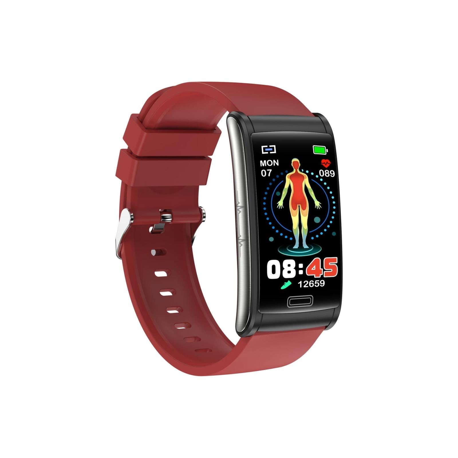 Smart Watch With Heart Rate And Blood Pressure Monitoring - Colour Screen - Black 14