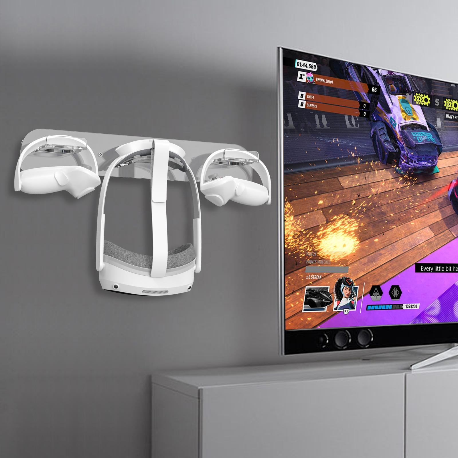 Acrylic Wall Mount for Vr Headsets - Black 5