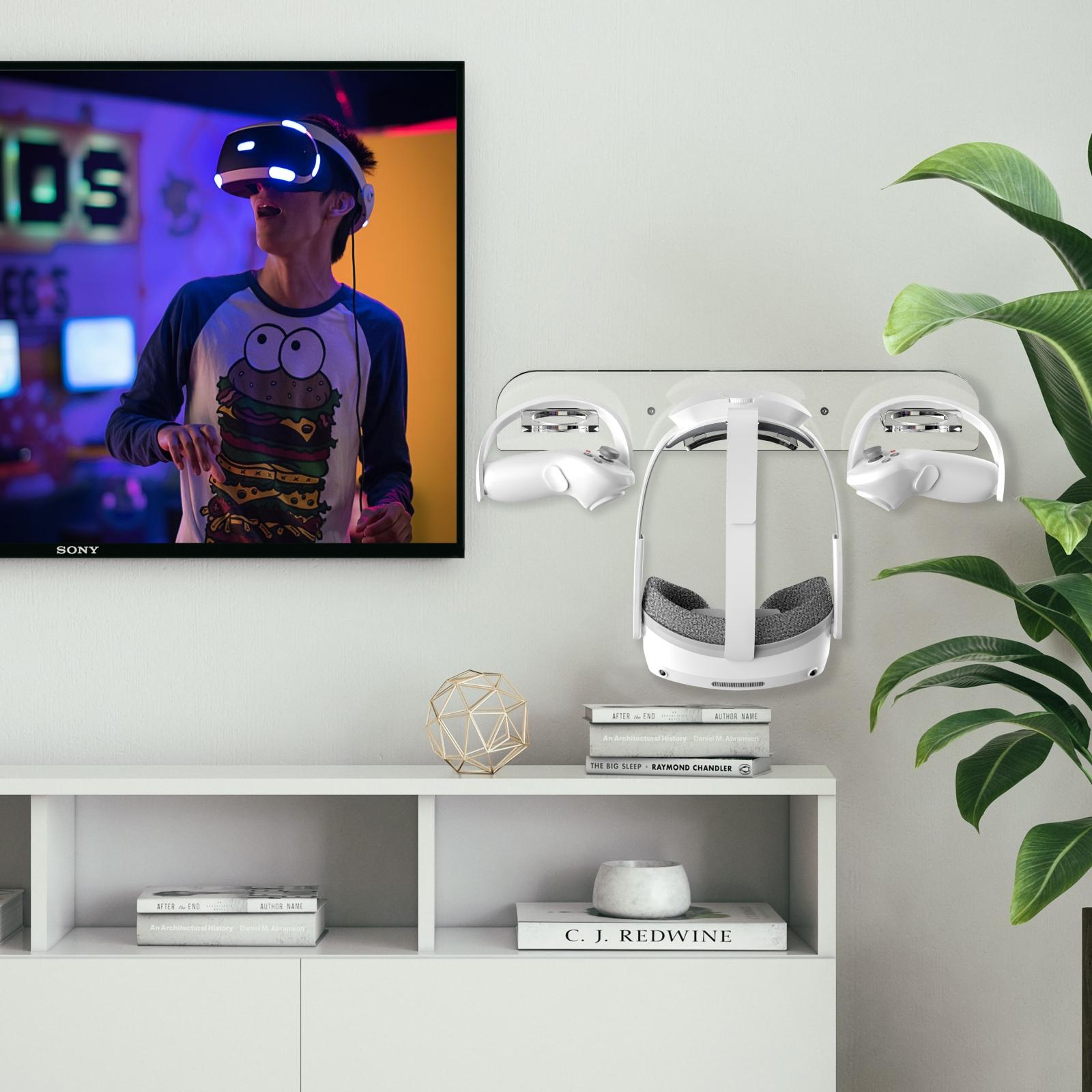 Acrylic Wall Mount for Vr Headsets - Black 6