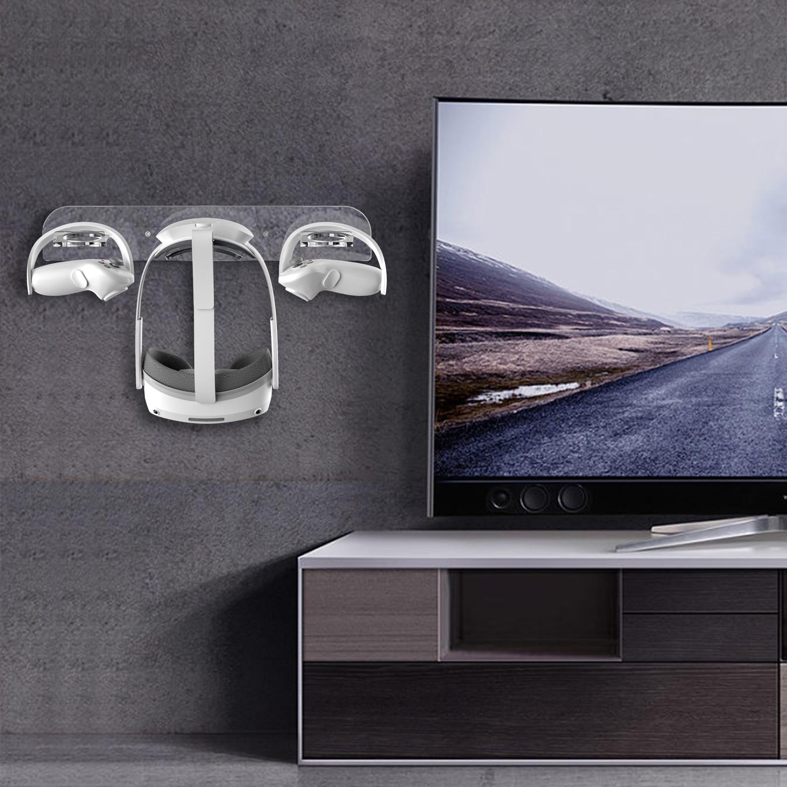 Acrylic Wall Mount for Vr Headsets - Black 7