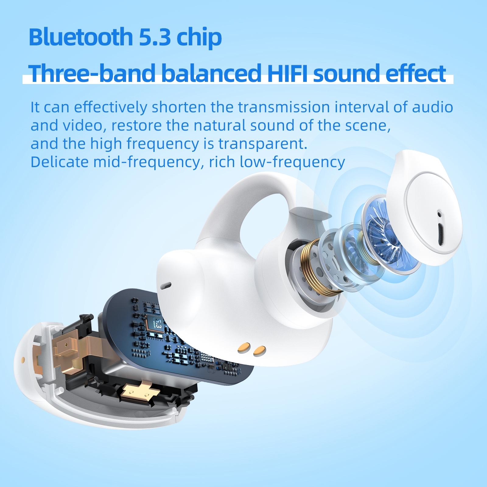 Wireless Bluetooth Earphone - Ear-mounted T306 - Black 6