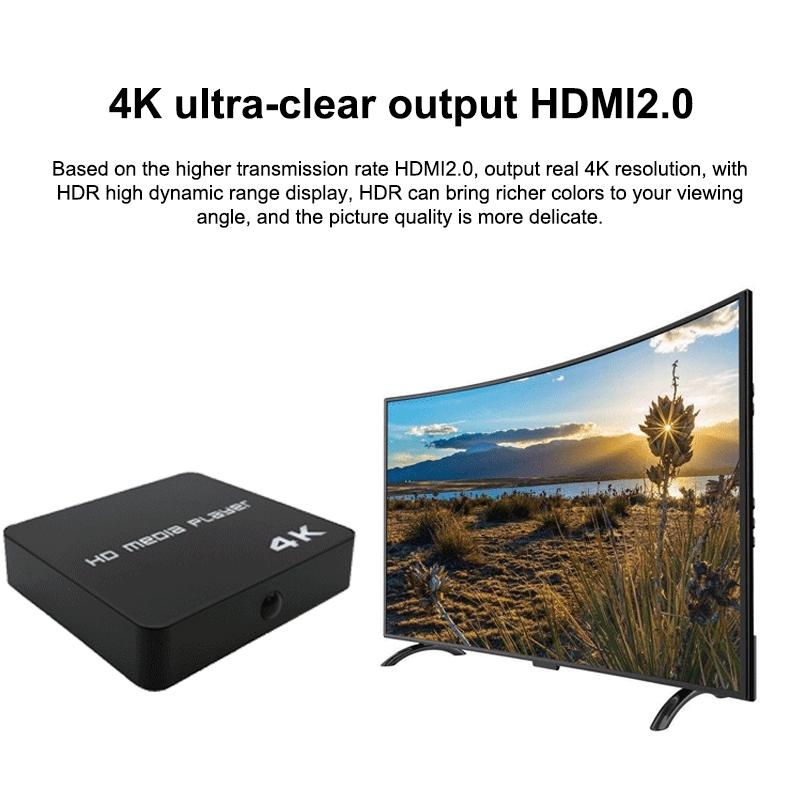 4K Player Ad Machine Auto Play Video Ppt Horizontal / Vertical U Disk 6