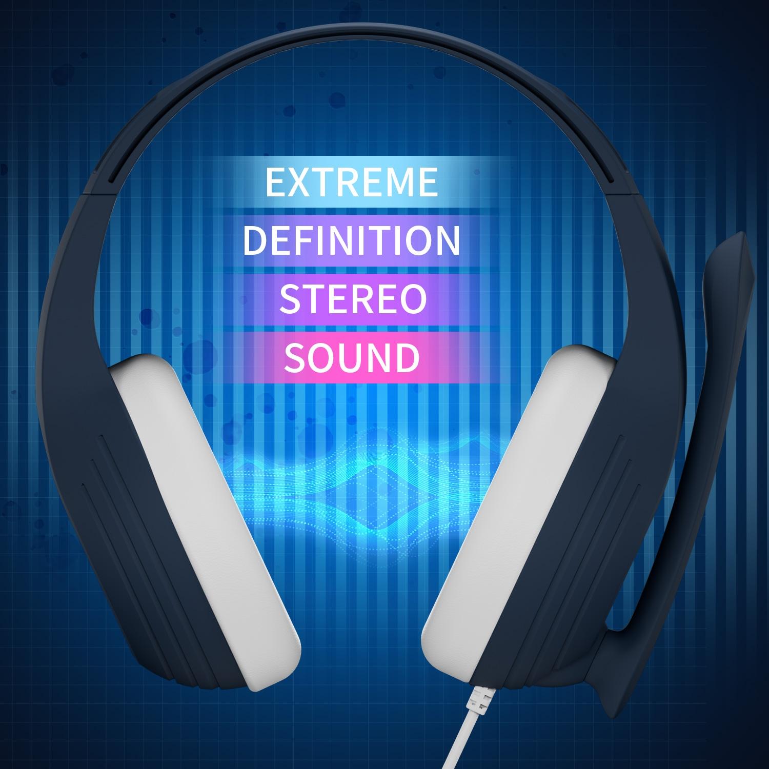 Adjustable Gaming Headset With Mic 3.5Mm Port - Rose Gold 3