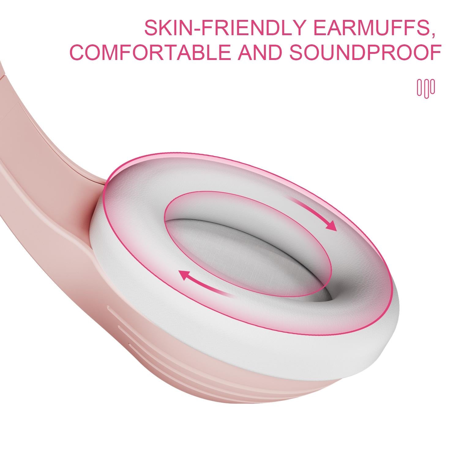Adjustable Gaming Headset With Mic 3.5Mm Port - Rose Gold 12