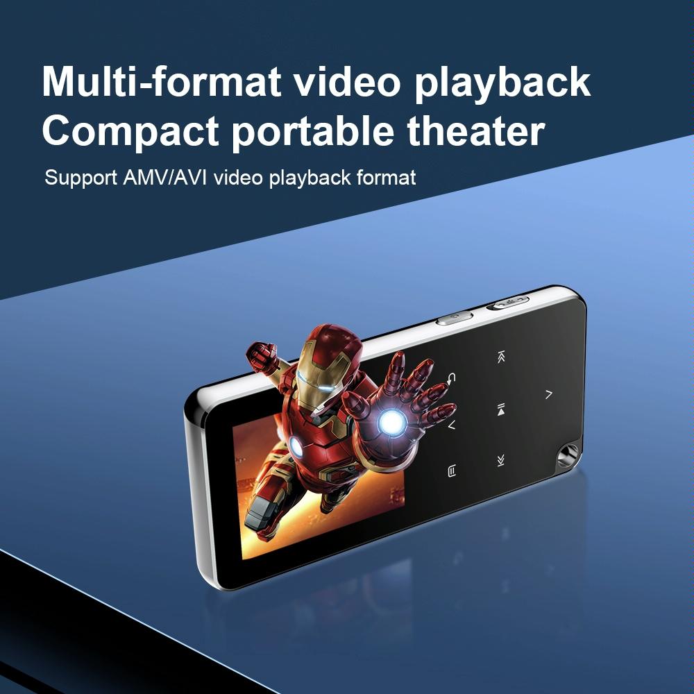 Portable Bluetooth Mp3 Player 4Gb Capacity Black 12