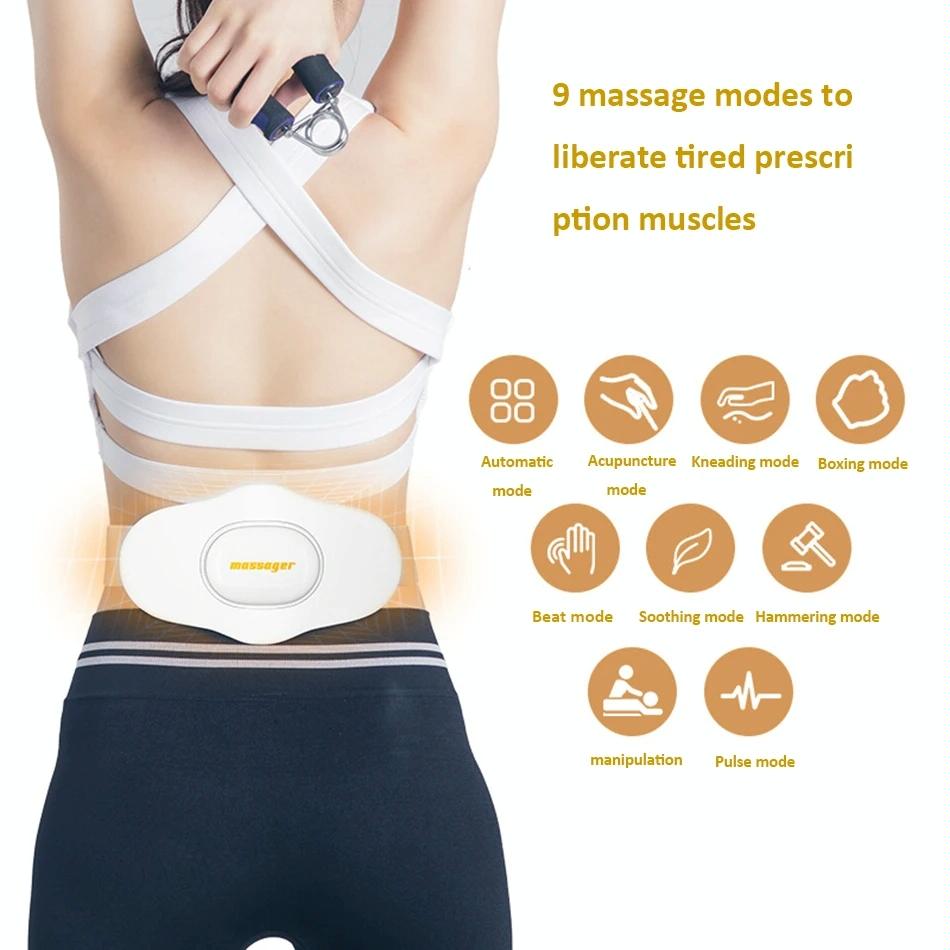 Multifunctional Lumbar Massager With Hot Compress And Voice Broadcast 4