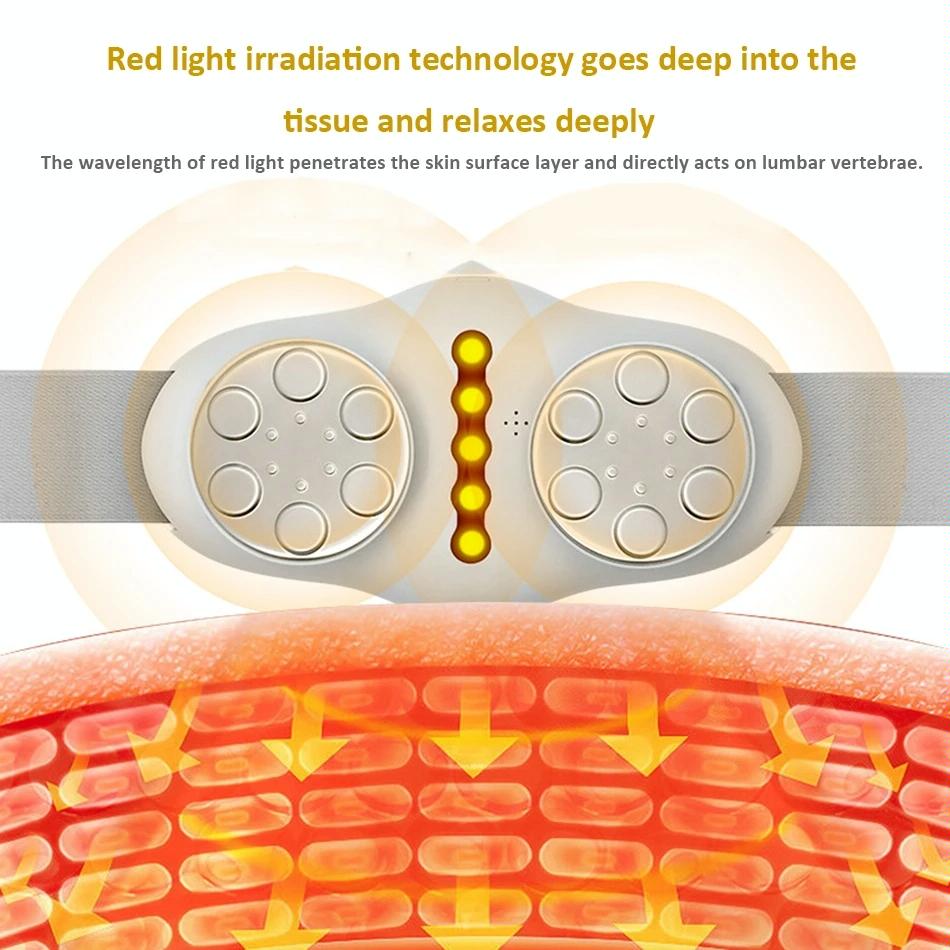 Multifunctional Lumbar Massager With Hot Compress And Voice Broadcast 5