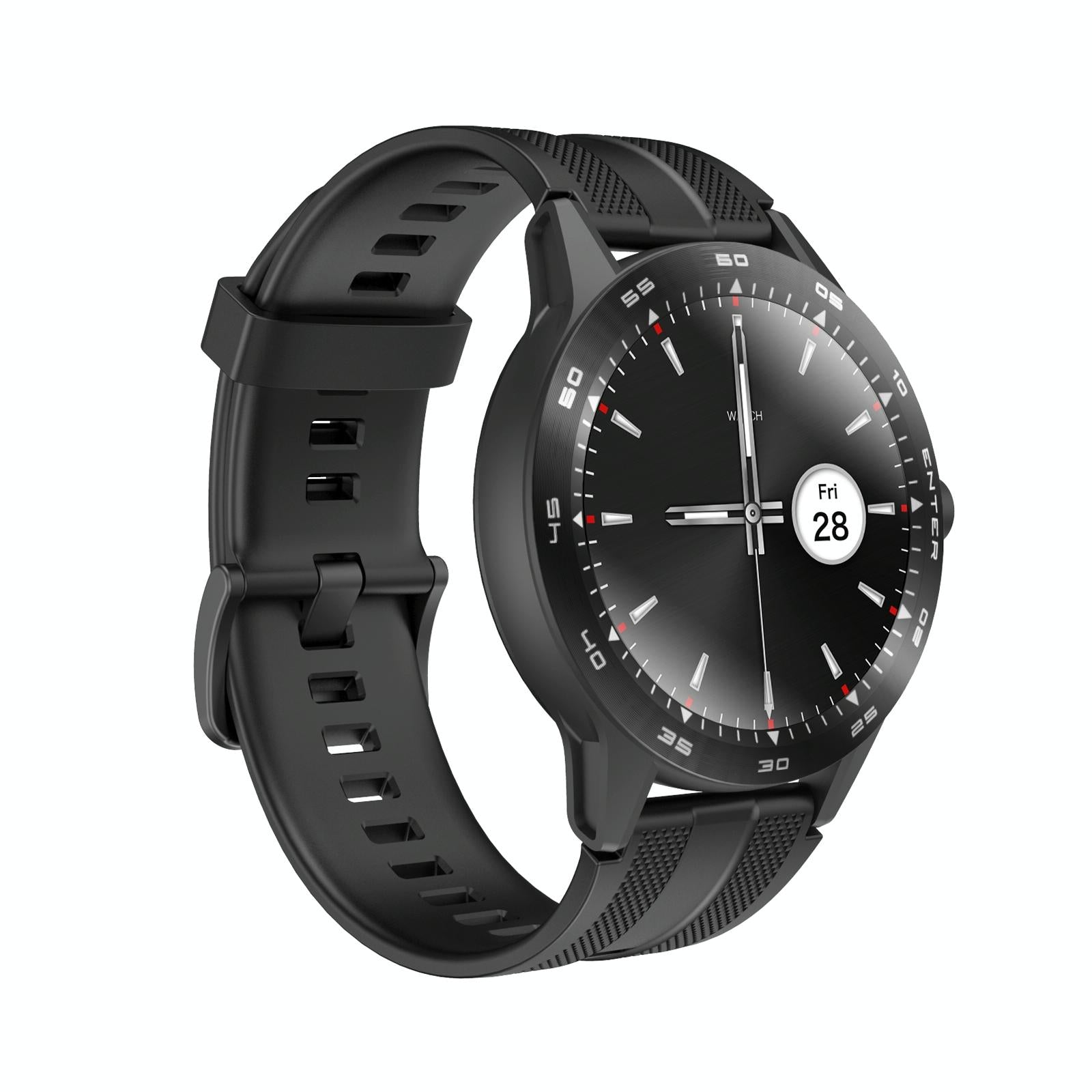 1.3 Inch Tft Smart Watch Sleep Heart Oxygen Monitoring 5Atm Waterproof Black 3