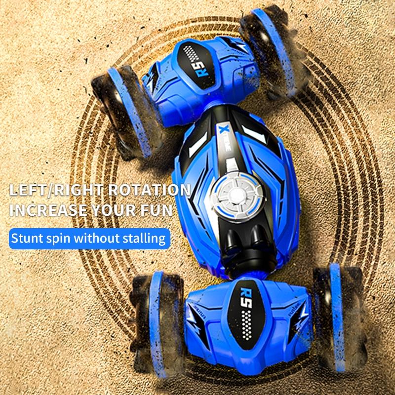 Double-sided 2.4g Rc Amphibious Car - 4wd - Green 6