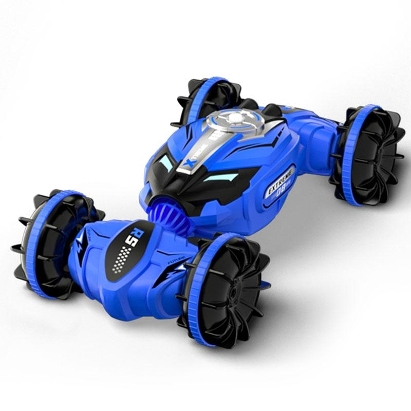 Double-sided 2.4g Rc Amphibious Car - 4wd - Green 10