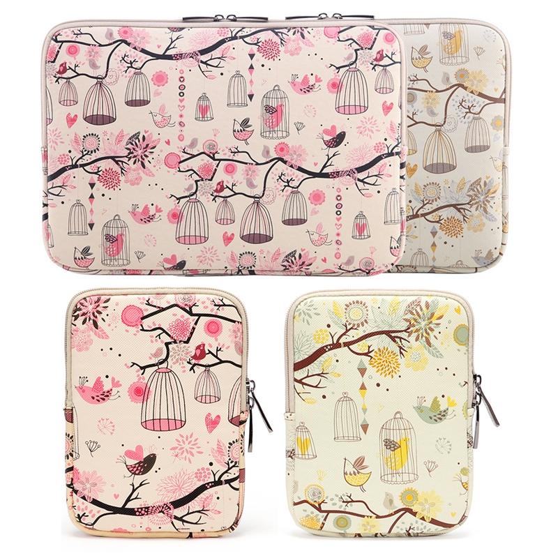 Universal Cartoon Tablet Sleeve Bag - Business Edition - Pink - For Amazon Kindle 6 Inch Vertical 3