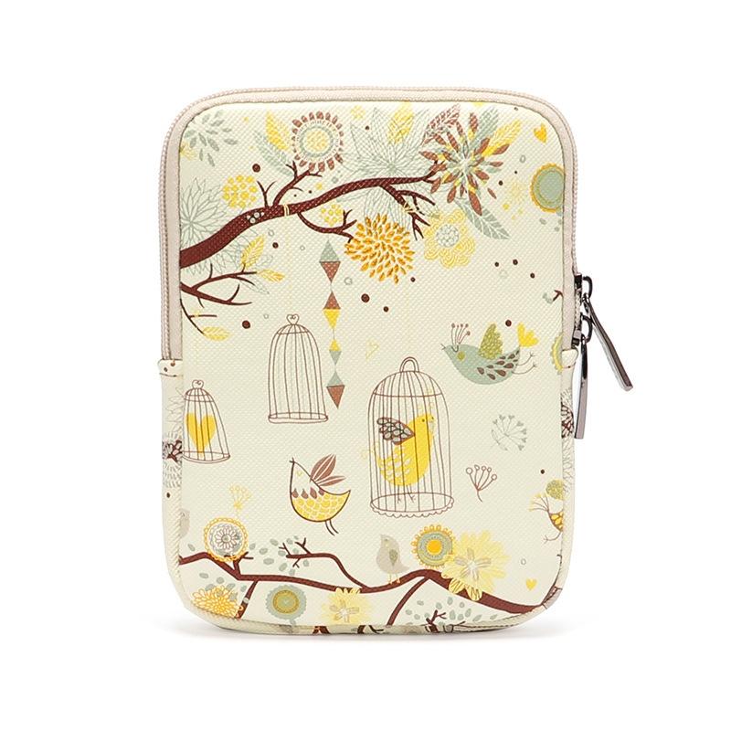 Universal Cartoon Tablet Sleeve Bag - Business Edition - Pink - For Amazon Kindle 6 Inch Vertical 7