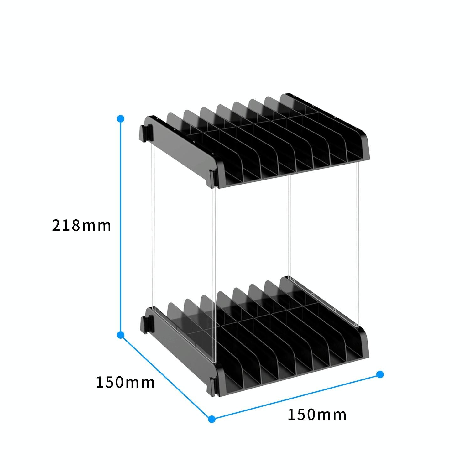 Wall-mounted Game Card Cd Storage Bracket - Black 5