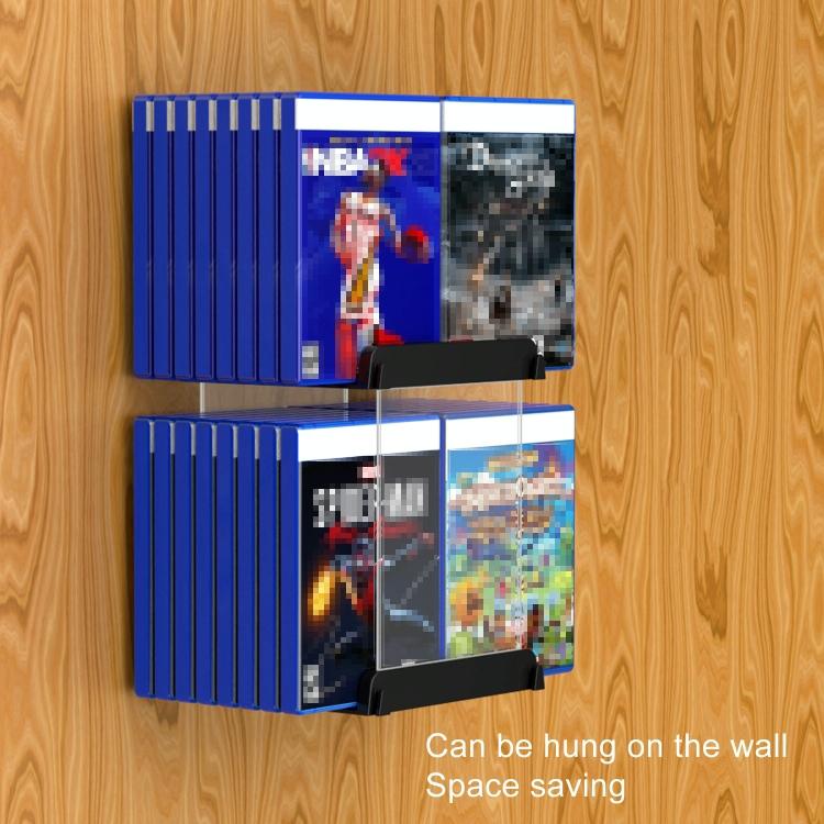 Wall-mounted Game Card Cd Storage Bracket - Black 8