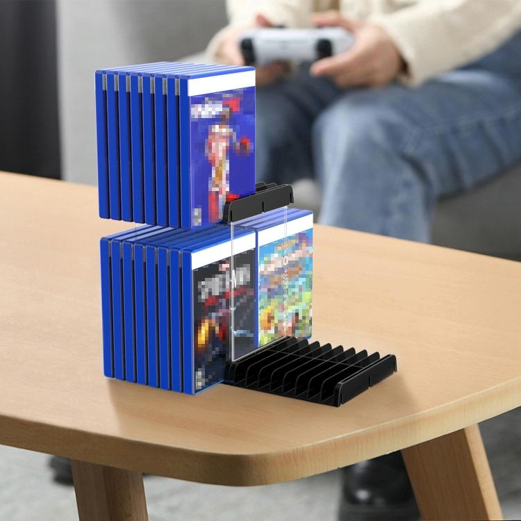 Wall-mounted Game Card Cd Storage Bracket - Black 9