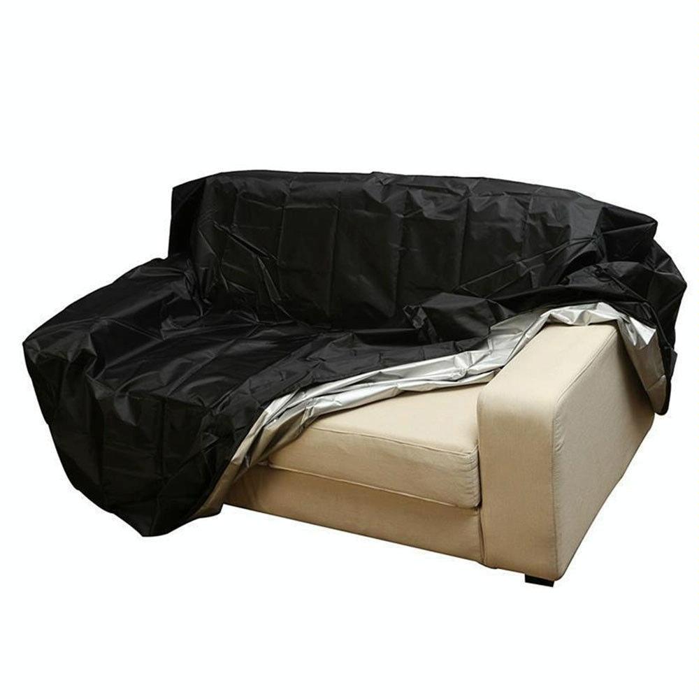 Waterproof Dustproof Sofa Recliner Cover - 134x66x89 / 69cm - Black 4