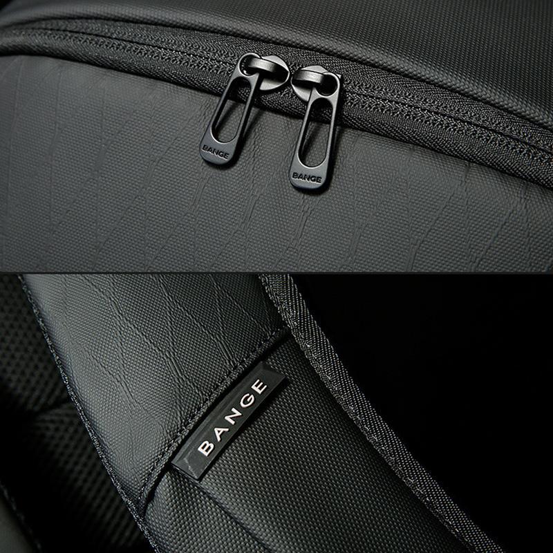 Large Capacity Lightweight Business Backpack For Men - Black 12