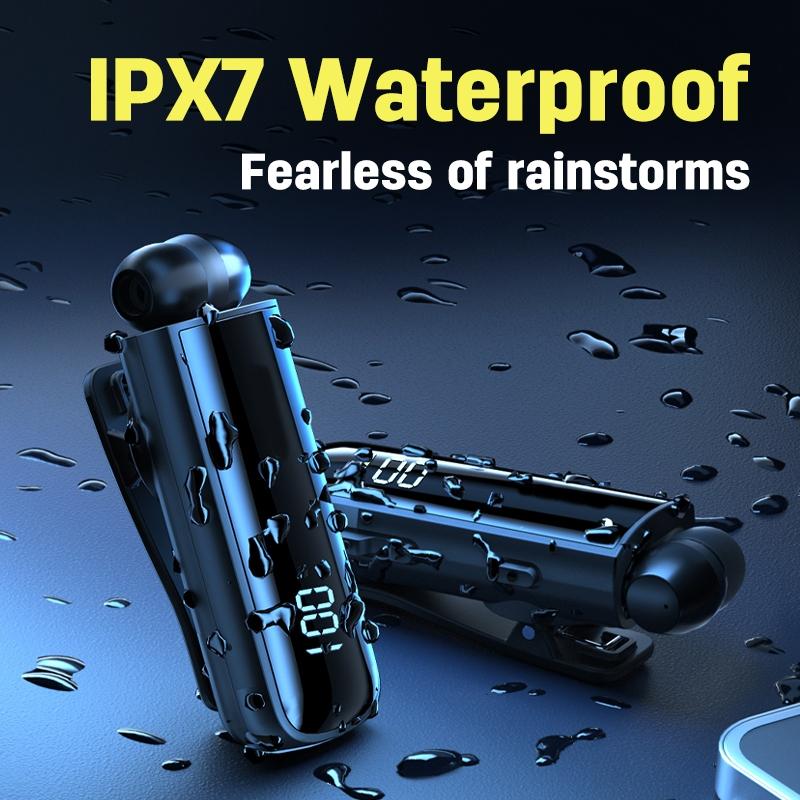 Waterproof Earphones for Driving and Riding - Black 4