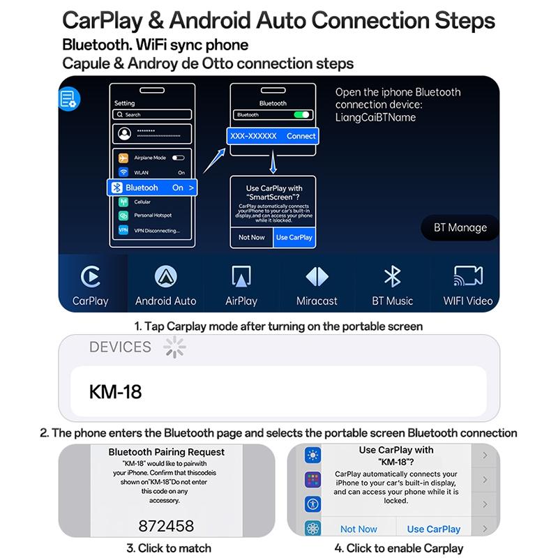 9 Inch Carplay Navigation & Recorder Black 8