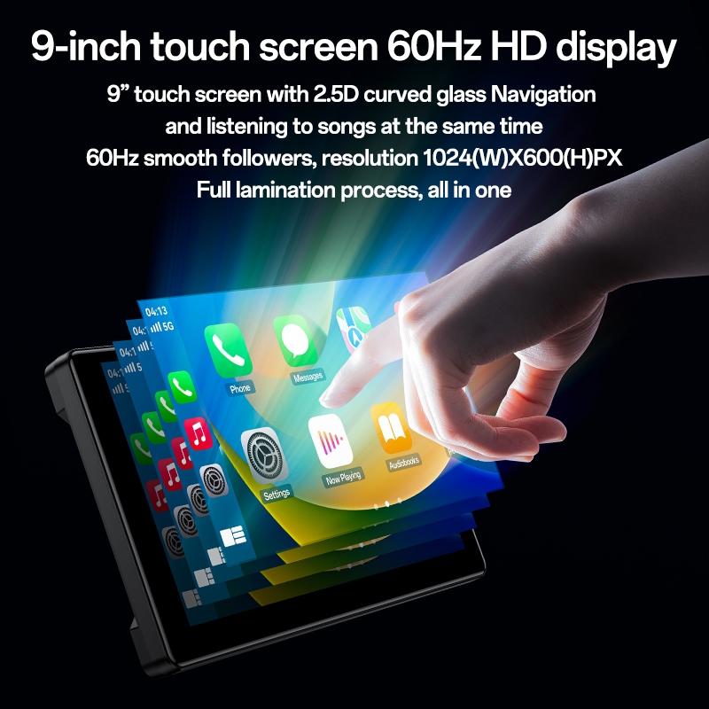 9 Inch Carplay Navigation & Recorder Black 11