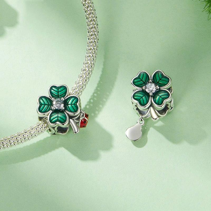 925 Sterling Silver Lucky Ladybug Diy Beads 4